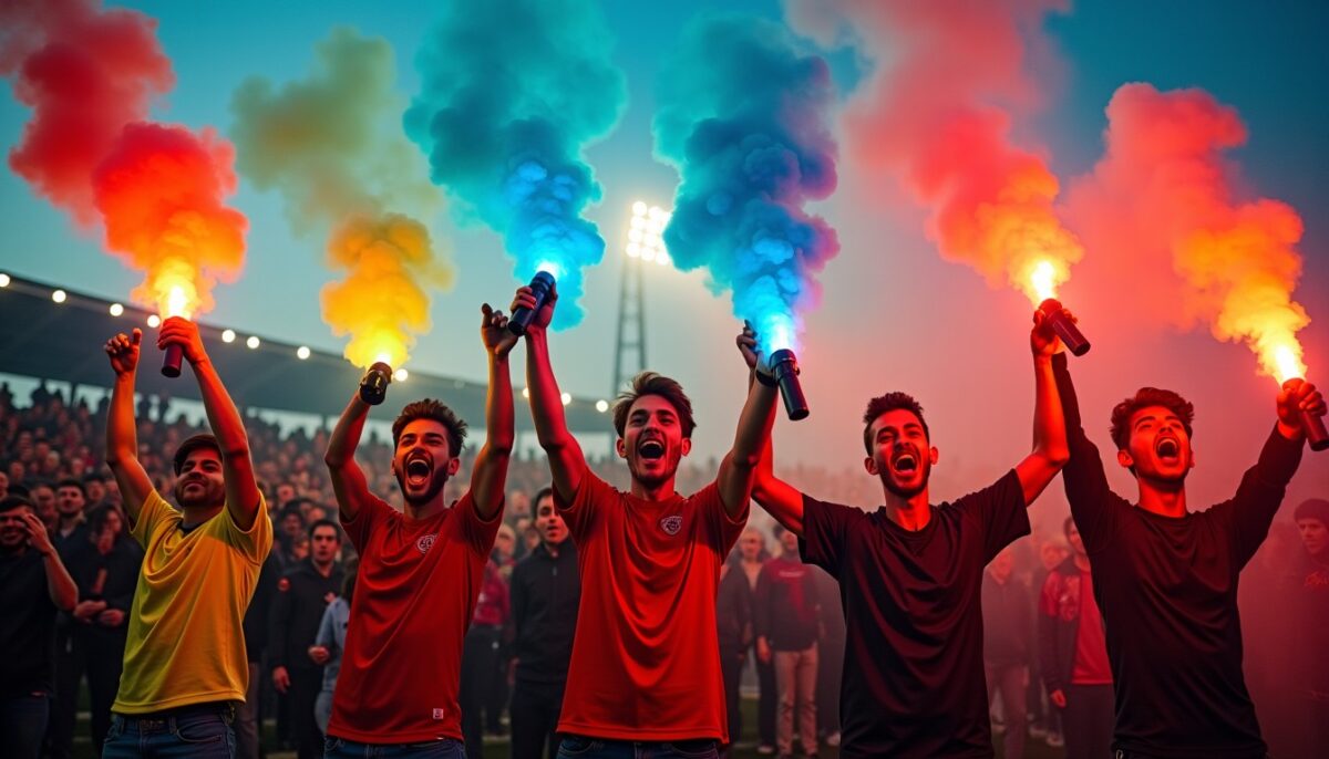 Fumigènes de supporters : comprendre l’ambiance et la sécurité autour du football sans risques