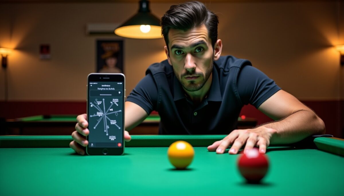 Routine quotidienne billard : calcul angle en degrés avec ffbillard.org pour progresser chaque jour
